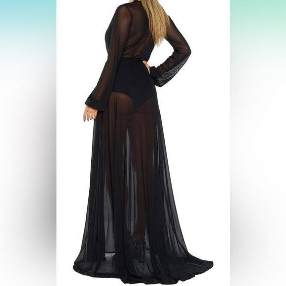 Long sleeve, Wiley, Maxi, bathing suit cover-up - Picture 5 of 5